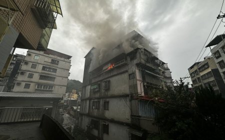 快訊／基隆住宅惡火！與妻逃生後他衝回火場關電源　困濃煙喪命