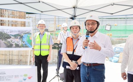 新北第2座捷運共構停車場　侯友宜視察永平國小工程拚2026完工