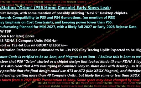 下一代游戏主机性能爆料：PS6 接近 RX 9070XT、Xbox 和 RTX 5080 相当