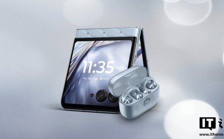 “冰融”配色 + 水晶镶嵌，摩托罗拉携手施华洛世奇推出限量版 Razr 2025 / Moto Buds Loop