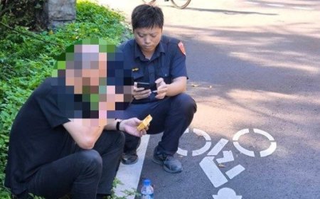 孝順男急趕回家顧失智母！山路低血糖摔車被壓　士林警及時救援