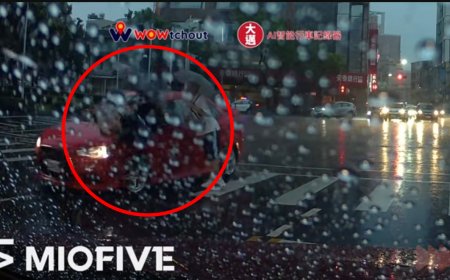 行人地獄！高雄高中生過馬路遭左轉車直衝撞飛　網看畫面全怒了