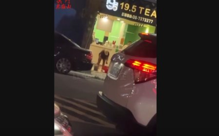 網紅「鳳梨」飲料店被潑糞畫面曝　嫌店員口氣差洩恨!2男落網