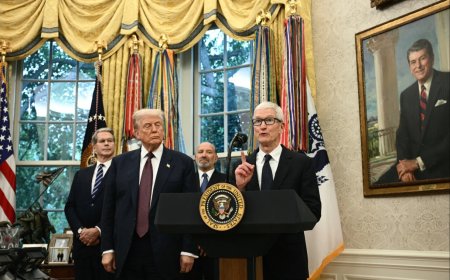 特朗普将对芯片进口征收 100% 关税，苹果被豁免