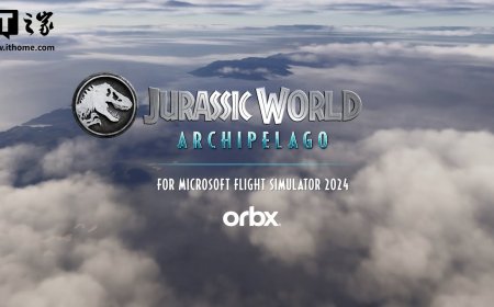 飞进侏罗纪：《微软模拟飞行 2024》扩展包《侏罗纪世界：群岛》来袭