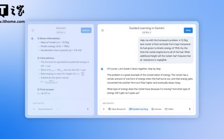 谷歌 Gemini AI 推出“引导式学习”功能，还为多国学生送福利