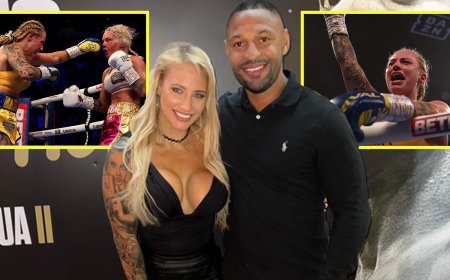 Ebanie Bridges gives honest account of brutal sparring with boyfriend Kell Brook: ‘It hurts’