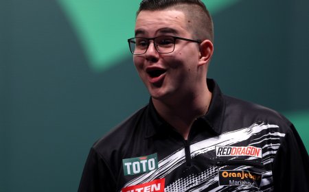 ‘Crying my eyes out’ – Darts star burst into tears when being accused of cheating amid dartitis struggle