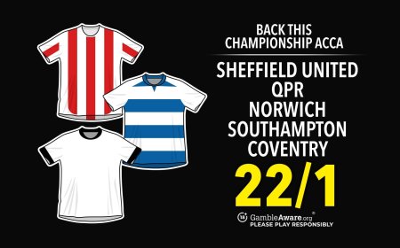 Back this 22/1 Championship acca for opening weekend