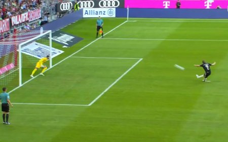 Harry Kane scores against Tottenham before missing one of the worst penalties you’ll ever see