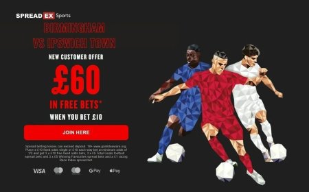 The Championship curtain raiser – Birmingham City vs Ipswich Town – just got bigger with Spreadex’s £60 free bet offer!