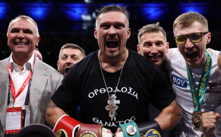 ‘Run him over’ – Oleksandr Usyk called out by Anthony Joshua’s bitter rival in audacious fight bid