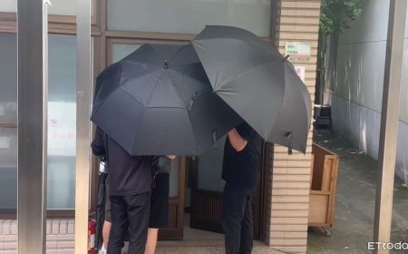 詹智能命案解剖！身中4刀「後膝被刺竟奪命」　家屬撐黑傘到場