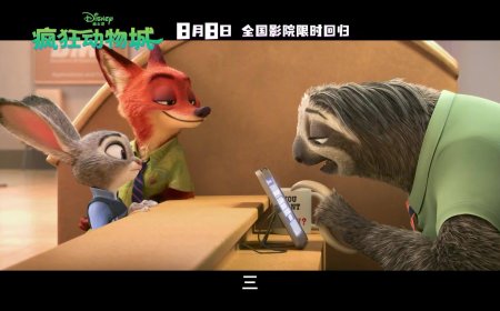 首映九年后，迪士尼经典动画《疯狂动物城》中国内地今日重映