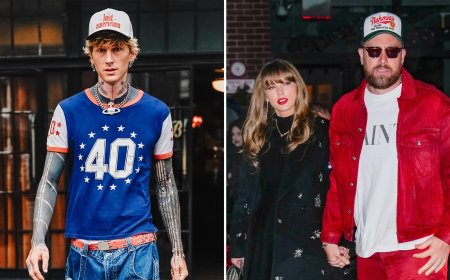 Machine Gun Kelly Reveals Super Bowl Conversation With Taylor Swift