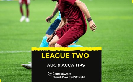 Football accumulator tips for this League Two weekend [9 August 2025]