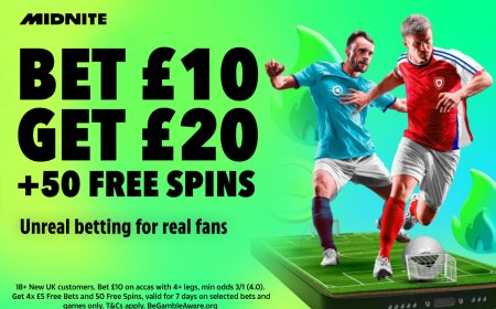 Southampton vs Wrexham betting offer: Bet £10 get £20 + 50 free spins on Midnite