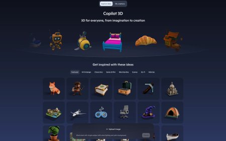 拍照 → 3D 打印只需一步：微软上线 Copilot 3D，零基础用户也能建模 3D