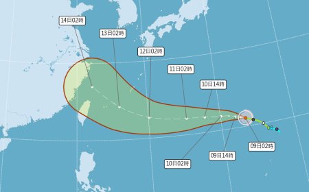 風切強不強決定「楊柳」命運　恐減弱消散或靠近台灣陸地