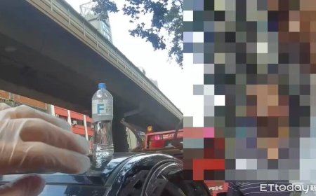 大安區連撞6車！　毒蟲「精神渙散」想尿遁滅證