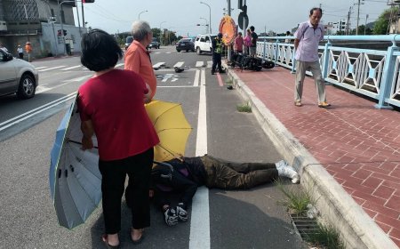 毒蟲闖紅燈猛撞機車！41歲無辜騎士頭爆血命危　逃逸畫面曝