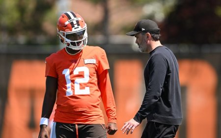 Shedeur Sanders' coach declines to give clarity on quarterback's standing after stunning preseason debut