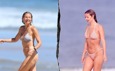 Gwyneth Paltrow's daughter Apple Martin twins with famous mom in Hamptons bikini pics