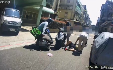 保大警追逃逸移工！正義哥載中隊長圍捕摔車　驚險過程曝