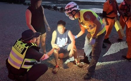 桃園新屋漂流區公園海邊2男溺水　民眾及時救起送醫