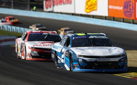 NASCAR driver Austin Hill sparks massive wreck at Watkins Glen