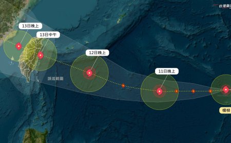 快訊／楊柳衝向台灣影響時間提前了！　最新颱風動態出爐