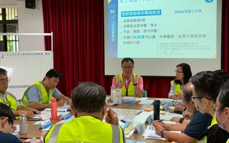基隆安樂區模擬6.9強震演練　強化跨單位協作災害應變力