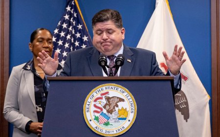 Billionaire Democratic Gov. Pritzker defends his wealth as party rails against the rich