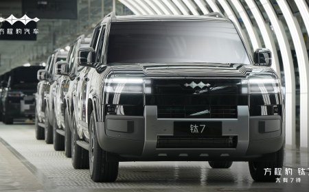 比亚迪方程豹钛 7 首台量产车正式下线，四季度上市