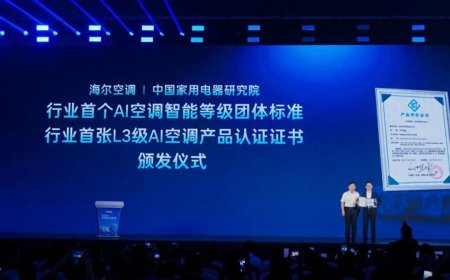 行业首个 AI 空调智能等级团体标准发布，首张 L3 证书发给海尔