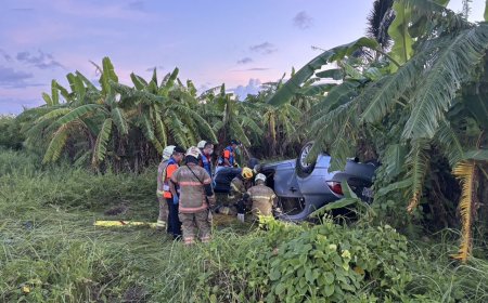 台南安南台江大道逆向車禍！　轎車貨車對撞翻覆3人輕傷送醫