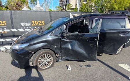 撞死男騎士「全車5人落跑」　台中無照肇事駕駛到案