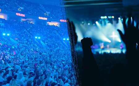 Deep blue city attracts tens of thousands for largest Christian revival event in decades