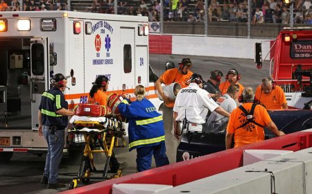 Driver dies after medical emergency during race in North Carolina