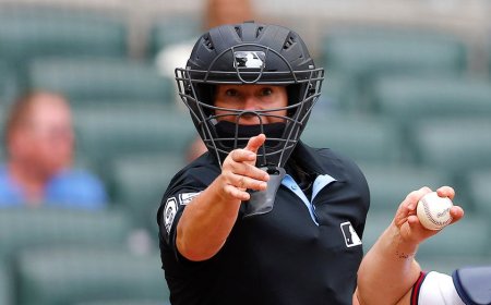 Historic female MLB umpire Jen Pawol's debut performance results behind home plate are finally in