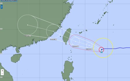 楊柳13日台灣東部登陸！　日氣象廳預估路徑曝