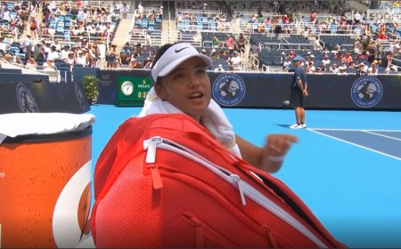 Emma Raducanu forced to apologise after being given warning for breaking little-known rule