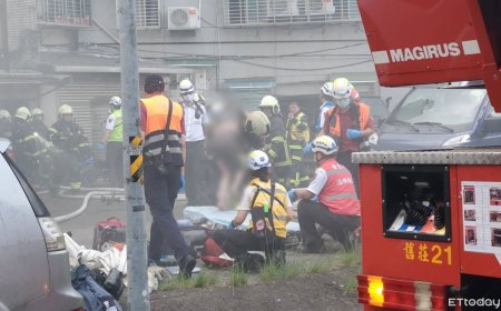 快訊／北市南港民宅大火！警消「扛出1女」送醫　搶救無效亡