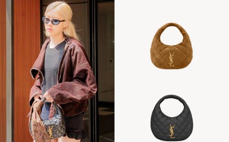 Rosé私服曝光Saint Laurent新半月包！ICARINO絎縫、金色標識超百搭