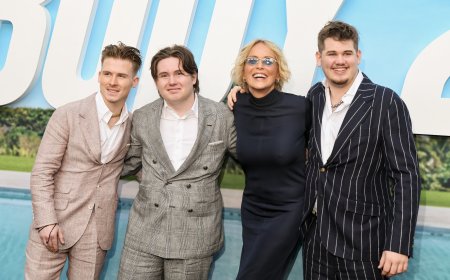 Sharon Stone Makes Rare Red Carpet Appearance With 3 Grown Sons in L.A.