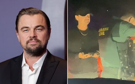 Leonardo DiCaprio’s pre-party security moment goes viral