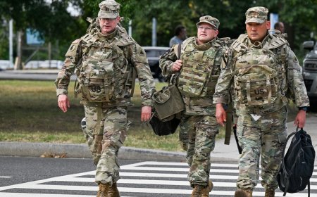400 National Guard members descend upon DC; expanded crime crackdown expected Wednesday night