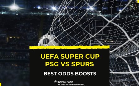 UEFA Super Cup best odds boosts – claim enhanced prices from Sky Bet, Paddy Power and bet365 as Spurs prepare to face PSG