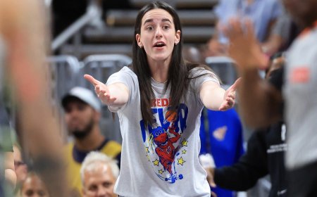 Heated Caitlin Clark yells at referees and holds back coach as Paige Bueckers makes statement vs Fever