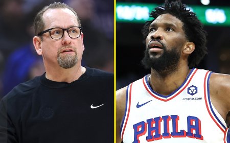 ‘Decisions to make’ – Nick Nurse uncertain of Joel Embiid’s playing status as 76ers wait on $193m star’s injury progress
